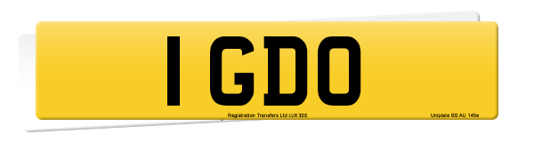 Registration number 1 GDO